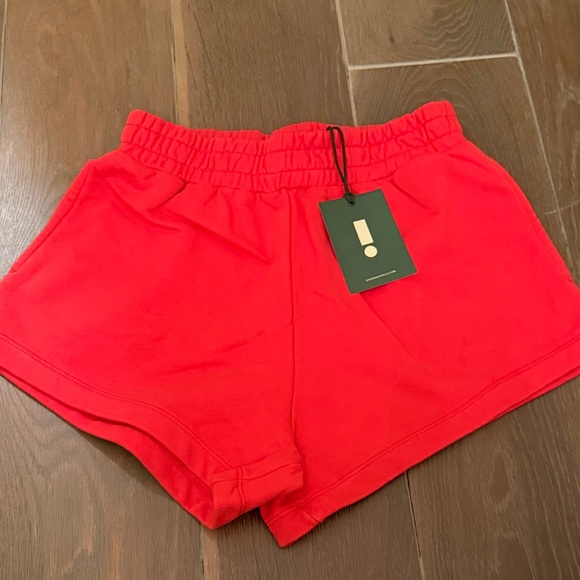 Daily Drills Bold Red Athletic Shorts - Picture 2 of 3